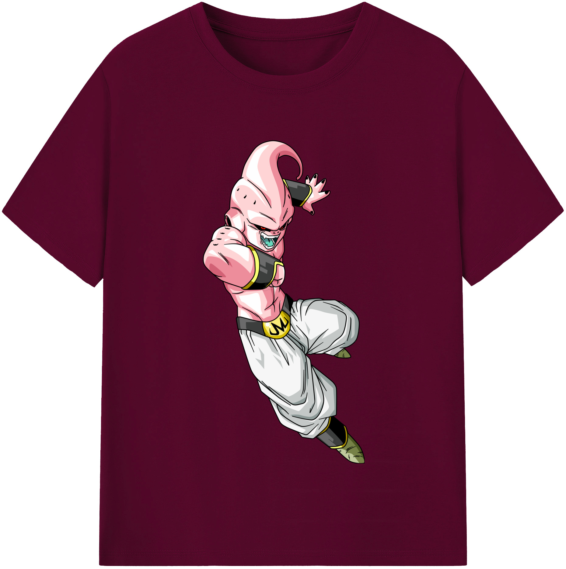（画像用） ドラゴンボール 魔人ブウ DRAGON BALL Majin Buu レディースカジュアルプリントTシャツ（綿100％）